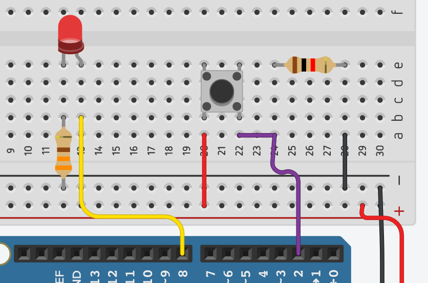 led con boton