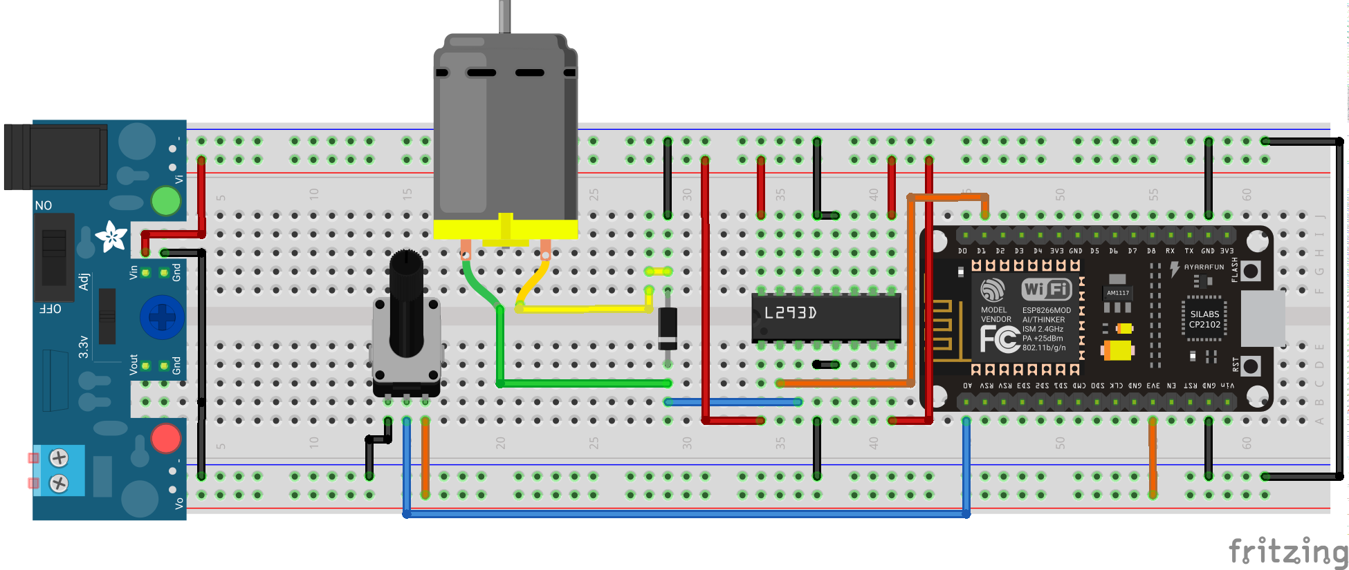 motor pwm pot