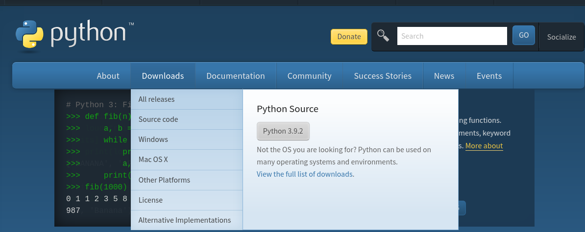 python screen
