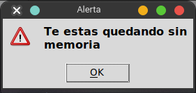 dialog warning